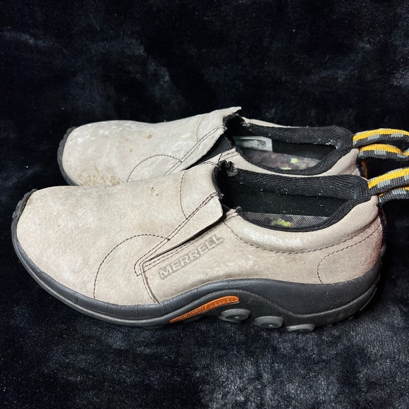 Merrell Shoes - Merrell Jungle Moc J60788 Womens 9.5 Hiking Shoes Gunsmoke Brown Slip On Sneaker